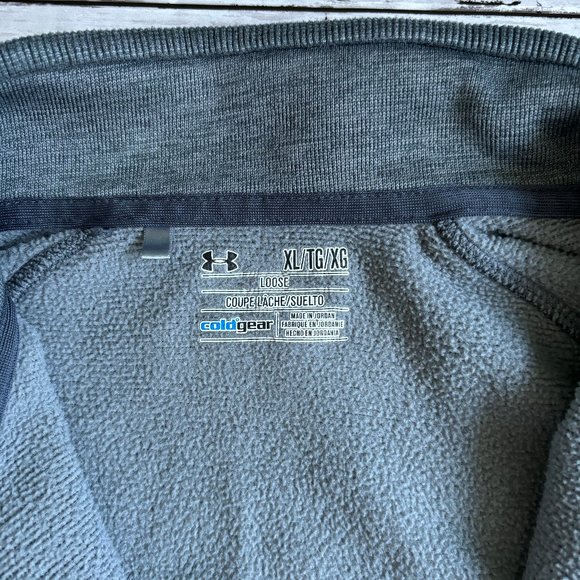 UNDER ARMOUR Men's Storm Cold Gear Fleece 1/4 Zip Pullover Sweatshirt Sweater - Picture 10 of 14